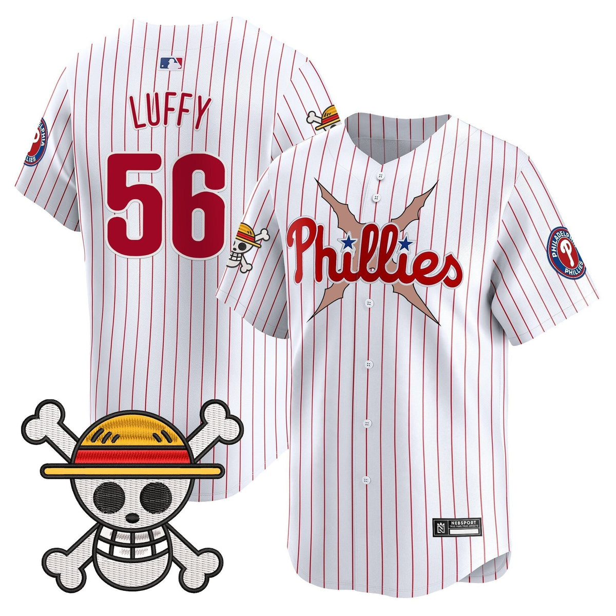 Men's Philadelphia Phillies x One Piece 2025 Vapor Premier Limited Jersey - All Stitched