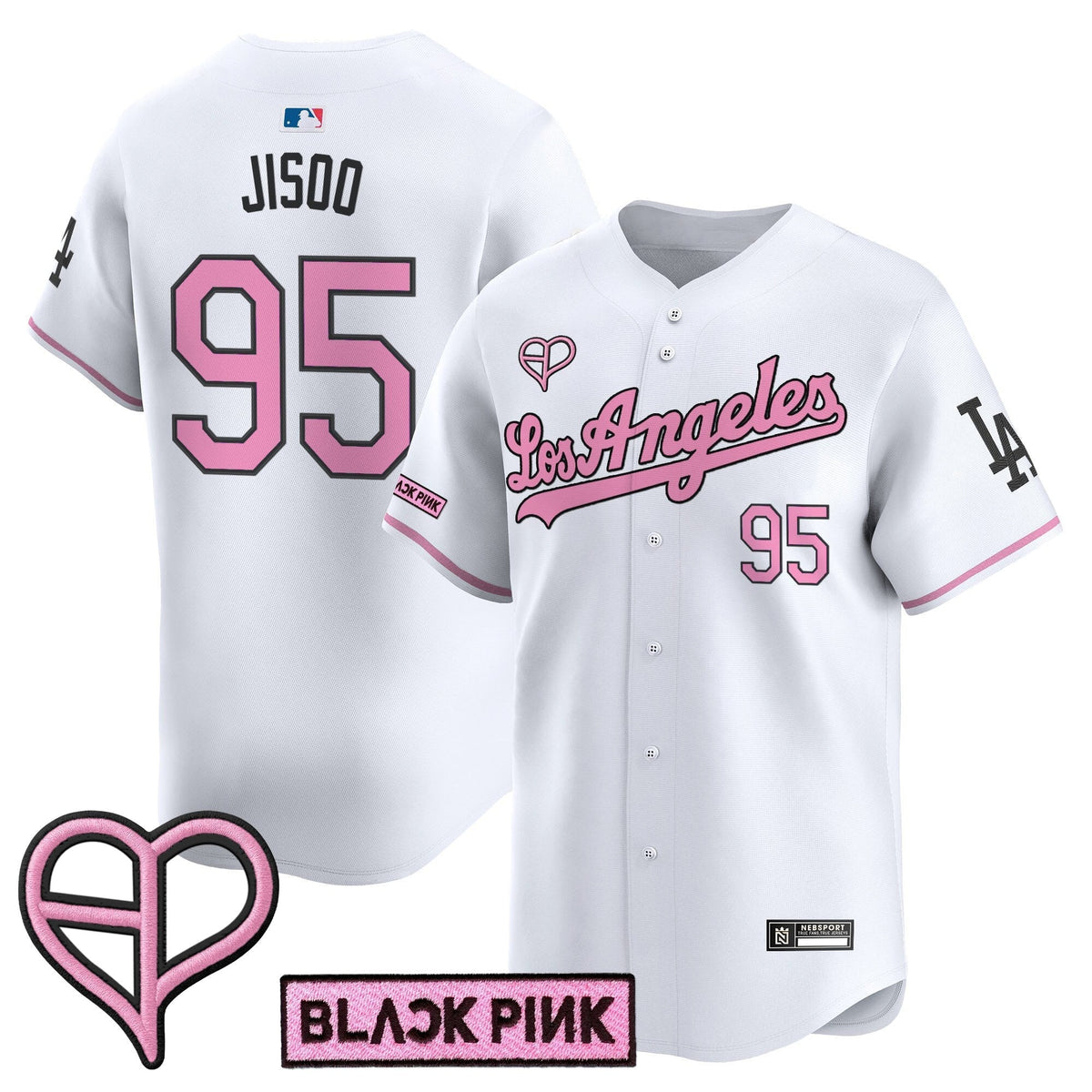 Unisex Los Angeles Dodgers x BLACKPINK 2025 Vapor Premier Limited Jersey - All Stitched