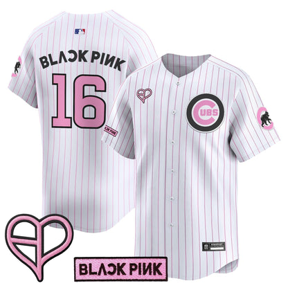 Unisex Chicago Cubs x BLACKPINK 2025 Vapor Premier Limited Jersey - All Stitched