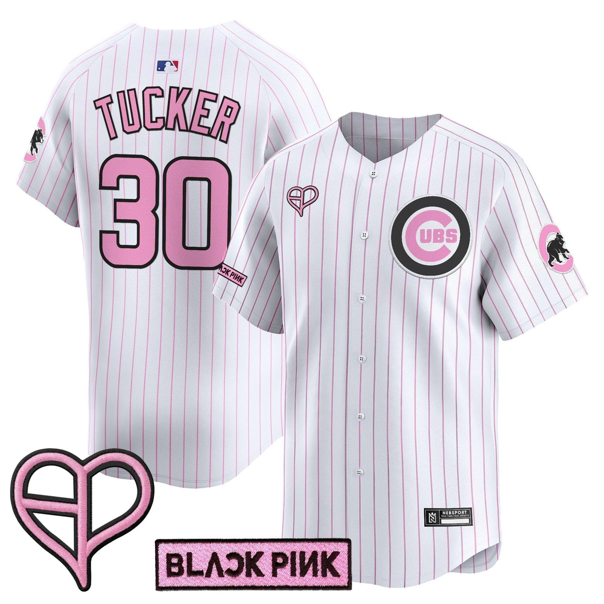 Unisex Chicago Cubs x BLACKPINK 2025 Vapor Premier Limited Jersey - All Stitched