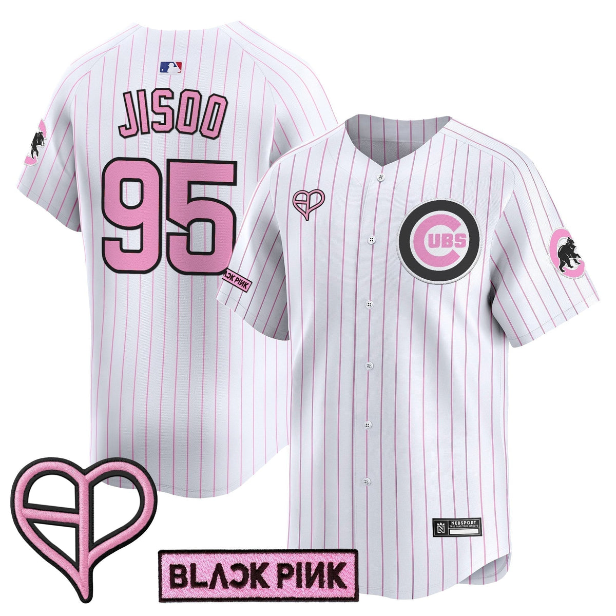 Unisex Chicago Cubs x BLACKPINK 2025 Vapor Premier Limited Jersey - All Stitched