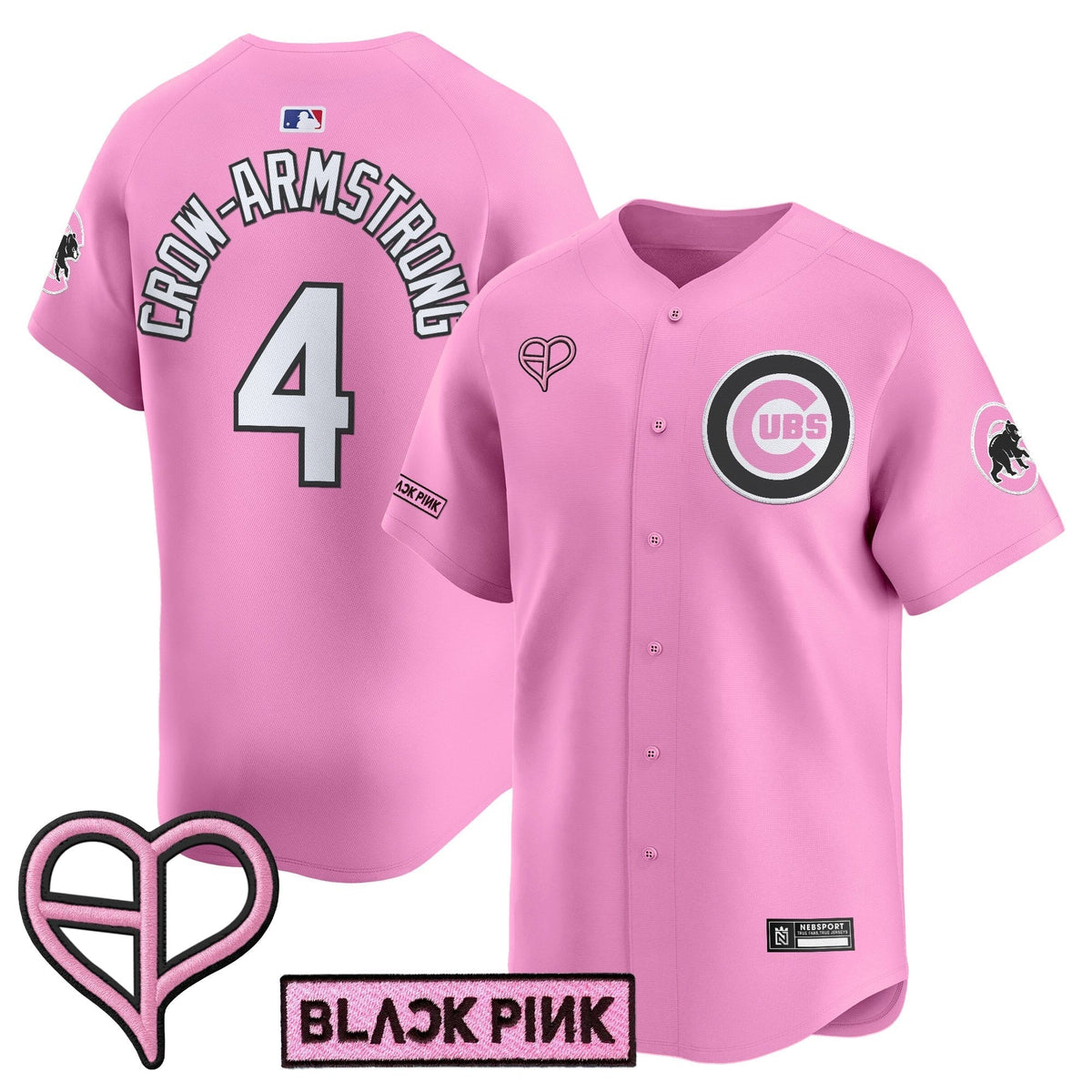 Unisex Chicago Cubs x BLACKPINK 2025 Vapor Premier Limited Jersey - All Stitched