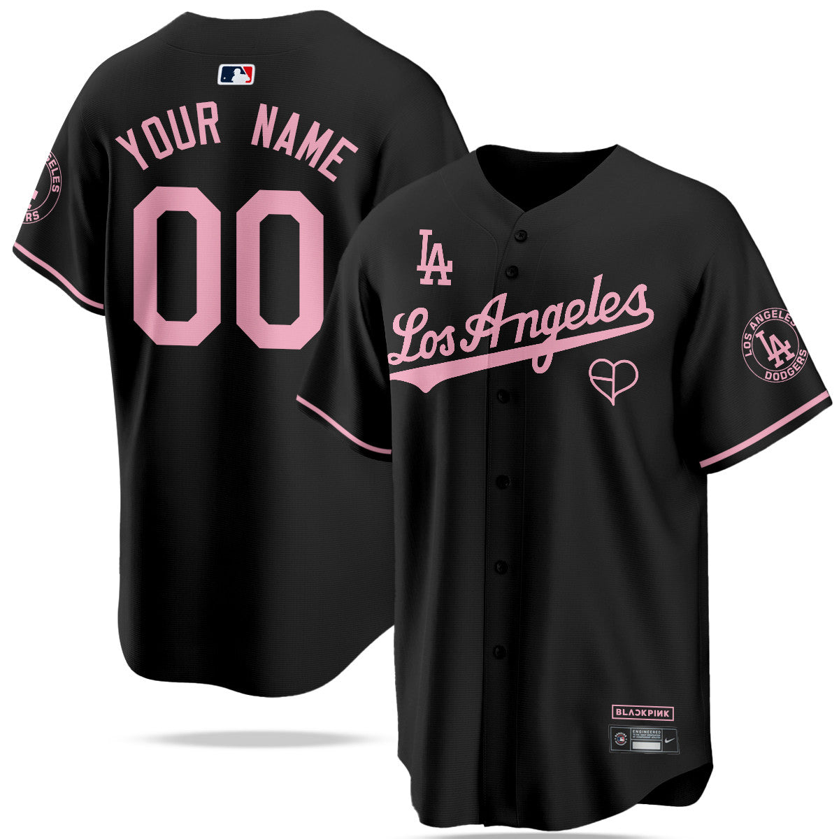 Men's Los Angeles Dodgers BLΛƆKPIИK 2025 Limited Jersey - All Stitched