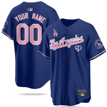 Los Angeles Dodgers BLΛƆKPIИK 2025 Limited Custom Jersey - All Stitched