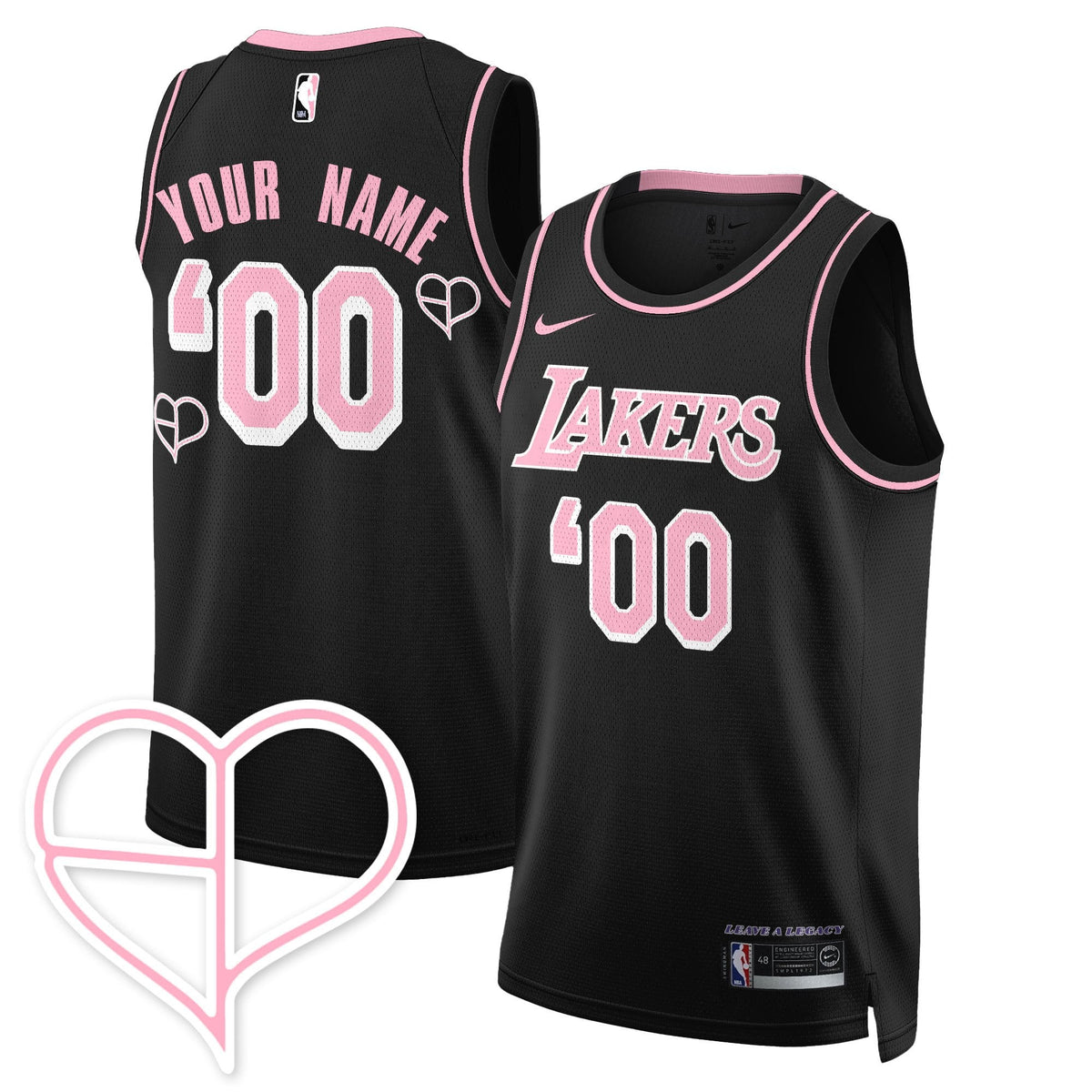 Custom Los Angeles Lakers BLΛƆKPIИK 2025 Limited Jersey - All Stitched