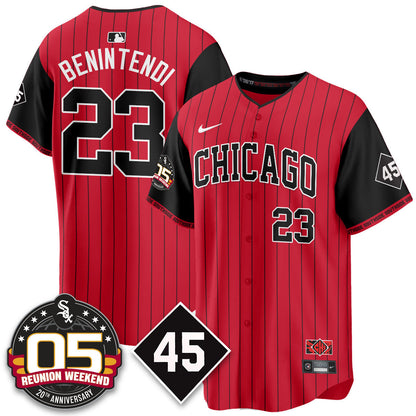 CWS Bobby Jenks 2025 Jersey - Reunion Weekend - Stitched