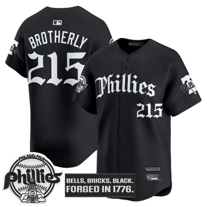 Men's Philadelphia Phillies 'Gothic Liberty Edition' Vapor Premier Limited Jersey - All Stitched