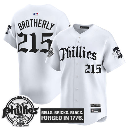 Men's Philadelphia Phillies 'Gothic Liberty Edition' Vapor Premier Limited Jersey - All Stitched