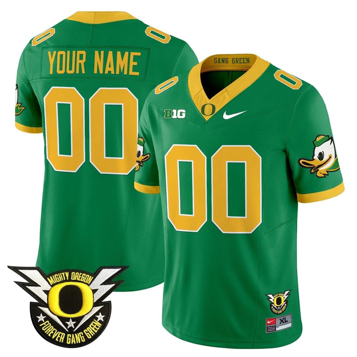 Oregon Ducks 2025 Vapor Limited Custom Jersey - All Stitched