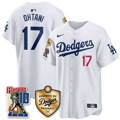 Dodgers Ron Cey "Legends Of Dodgers Baseball" Jersey - Stitched