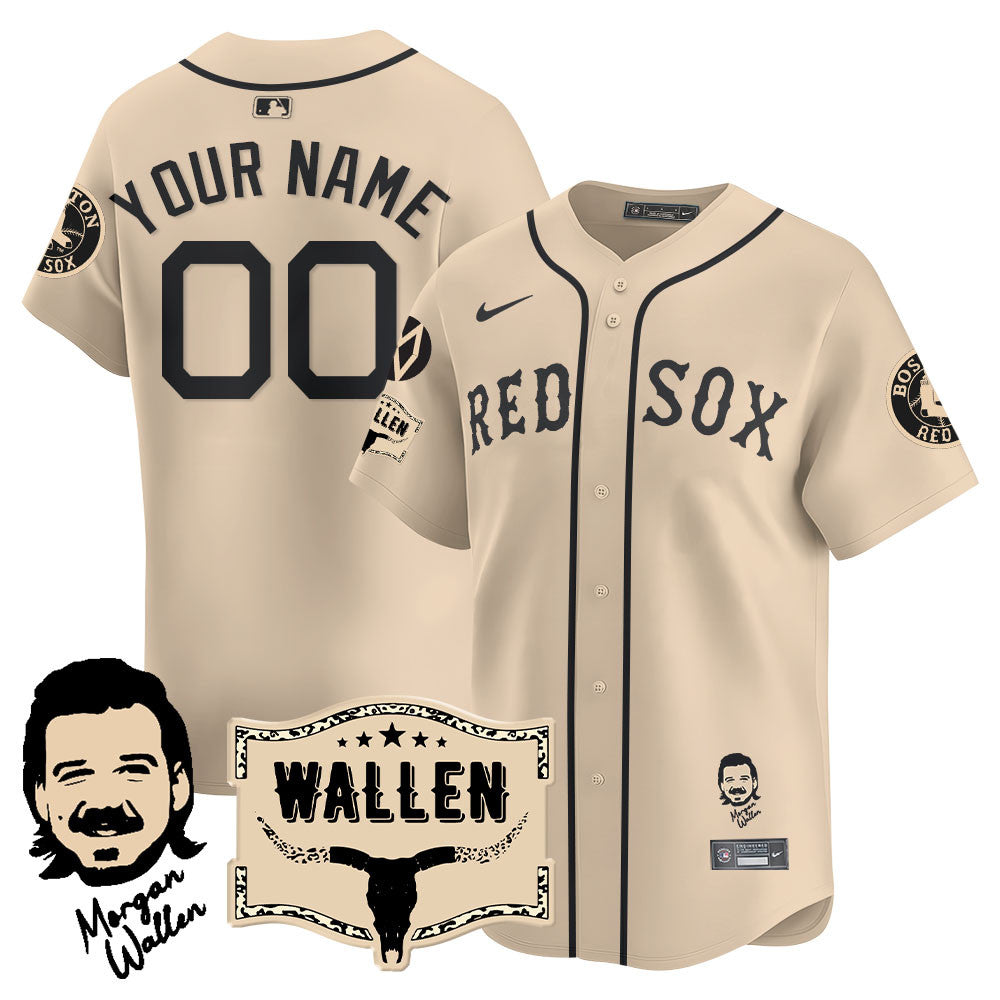 BOS Morgan Wallen 2025 Custom Jersey - Stitched