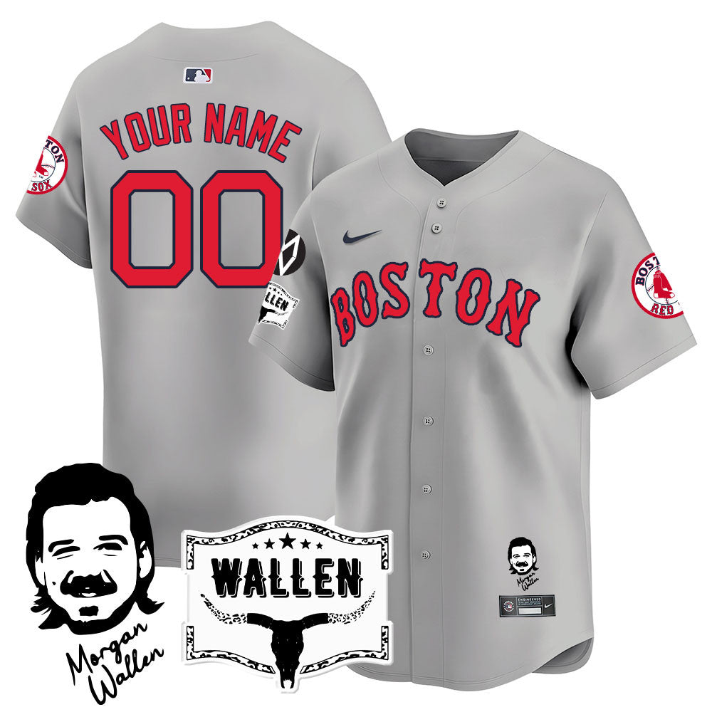 BOS Morgan Wallen 2025 Custom Jersey - Stitched