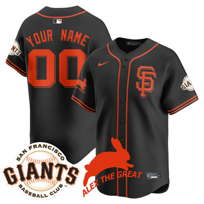Custom SF "Alex the Great" Rabbit Memories 2025 Jersey - Stitched