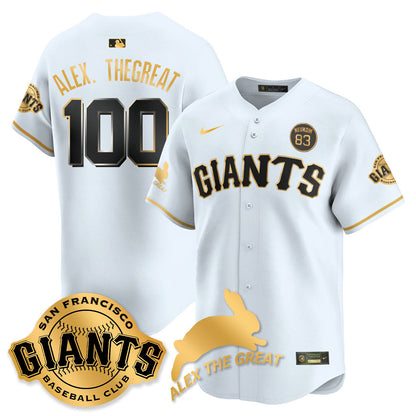 SF "Alex the Great" Rabbit Memories 2025 Jersey - Stitched