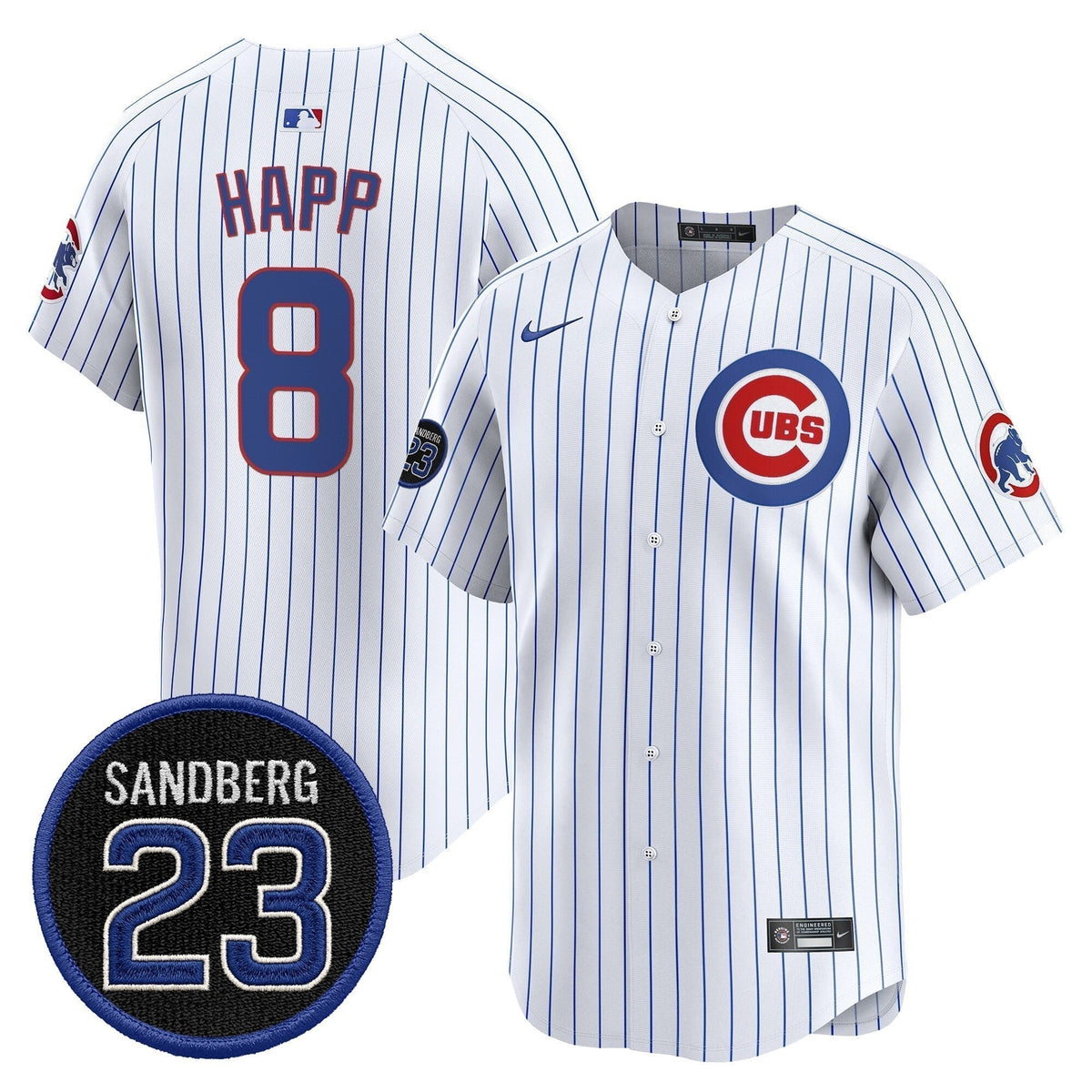 Men's Chicago Cubs 'Ryne Sandberg Tribute' Vapor Premier Limited Jersey V2 - All Stitched