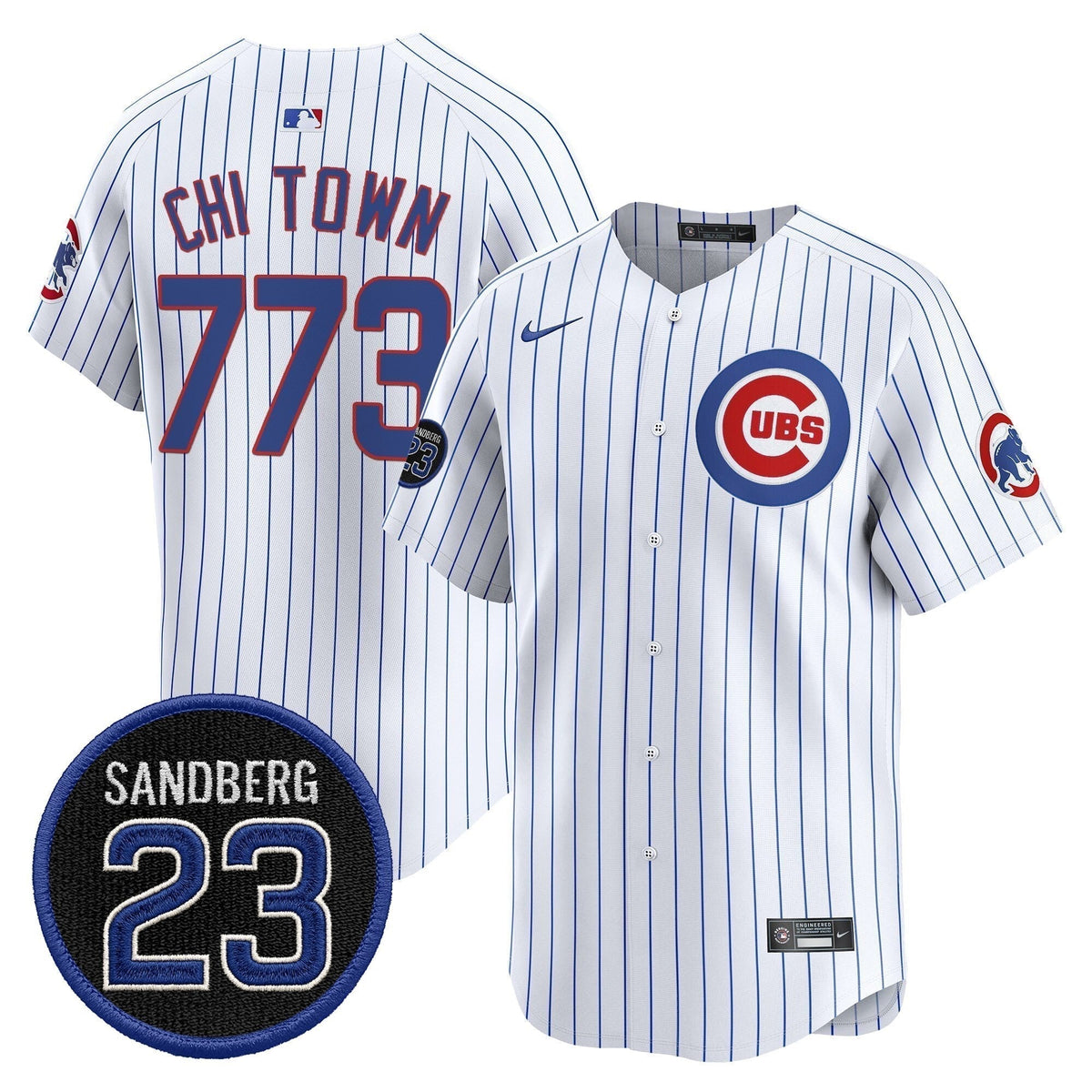 Men's Chicago Cubs 'Ryne Sandberg Tribute' Vapor Premier Limited Jersey V2 - All Stitched