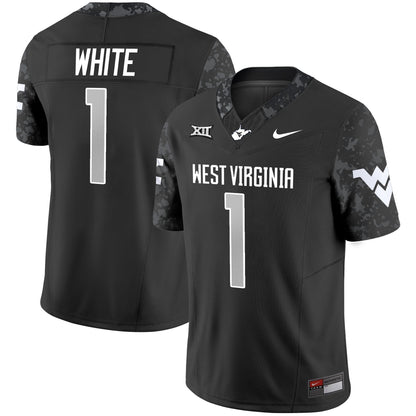 Men's West Virginia Mountaineers 2025 Coal Rush Vapor Limited Jersey - All Stitched