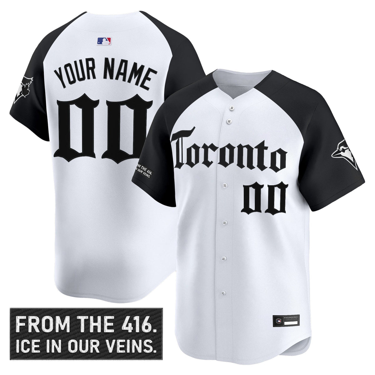 Toronto Blue Jays 'Gothic North Edition' Vapor Premier Limited Custom Jersey - All Stitched