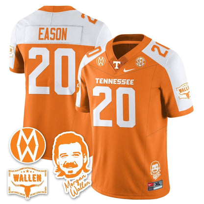 Men's Tennessee Volunteers Morgan Wallen 2025 Jersey - All Stitched