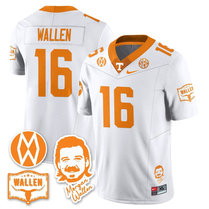 TENN Morgan Wallen 2025 Jersey - Stitched