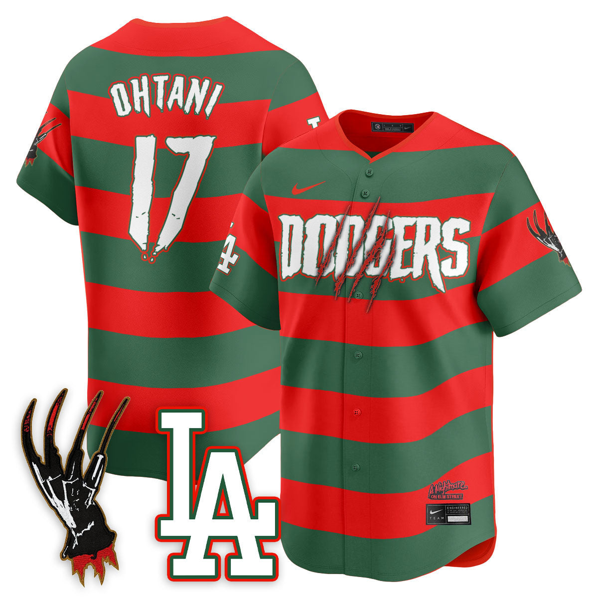 LAD "A Nightmare on Elm Street" Jersey - Stitched-NQD