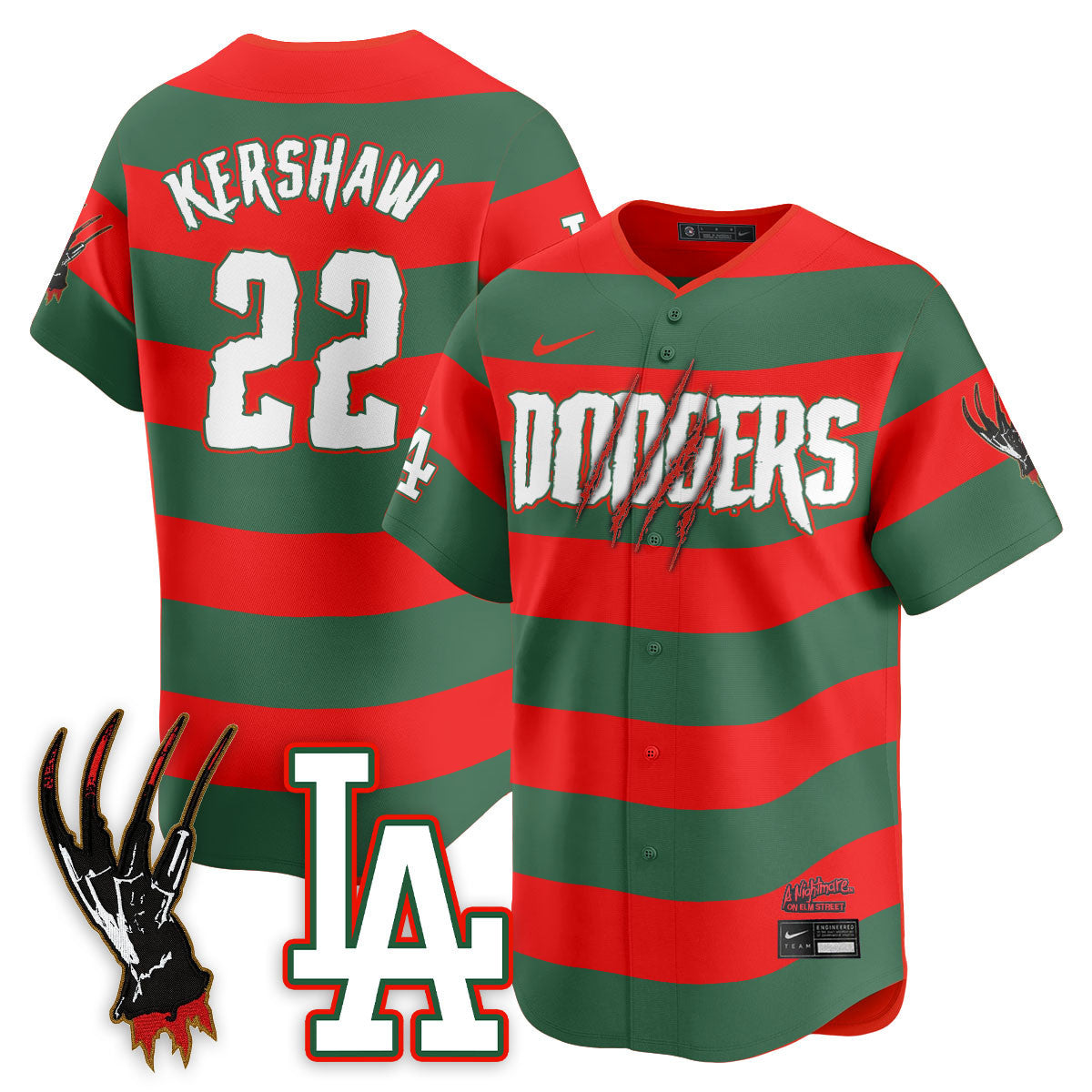 LAD "A Nightmare on Elm Street" Jersey - Stitched-NQD