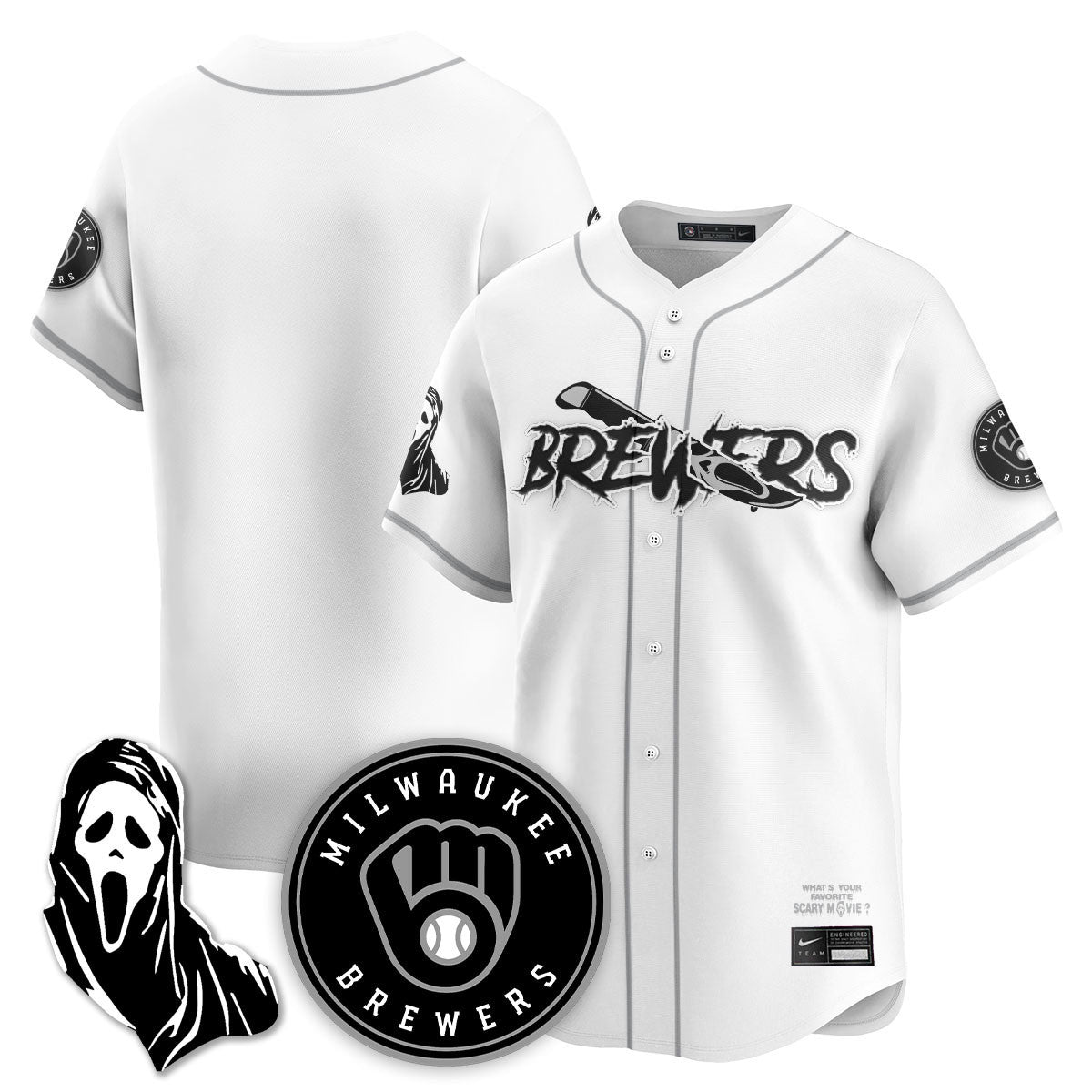 MIL "Scream Ghostface" Jersey - Stitched