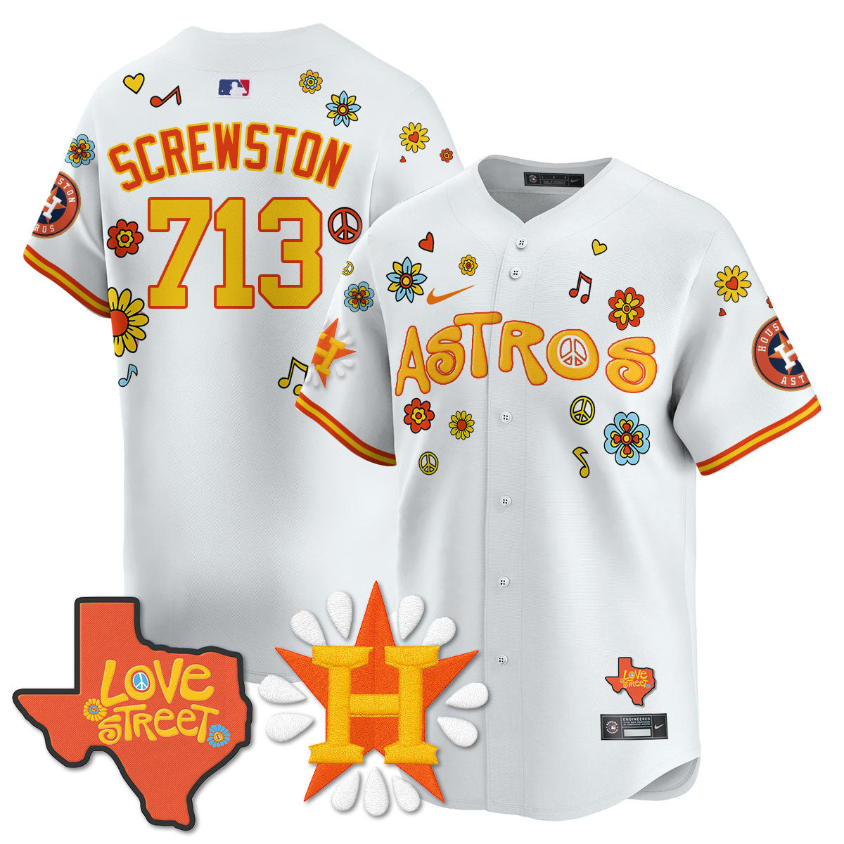 HOU "Love Street" Limited Jersey - Stitched