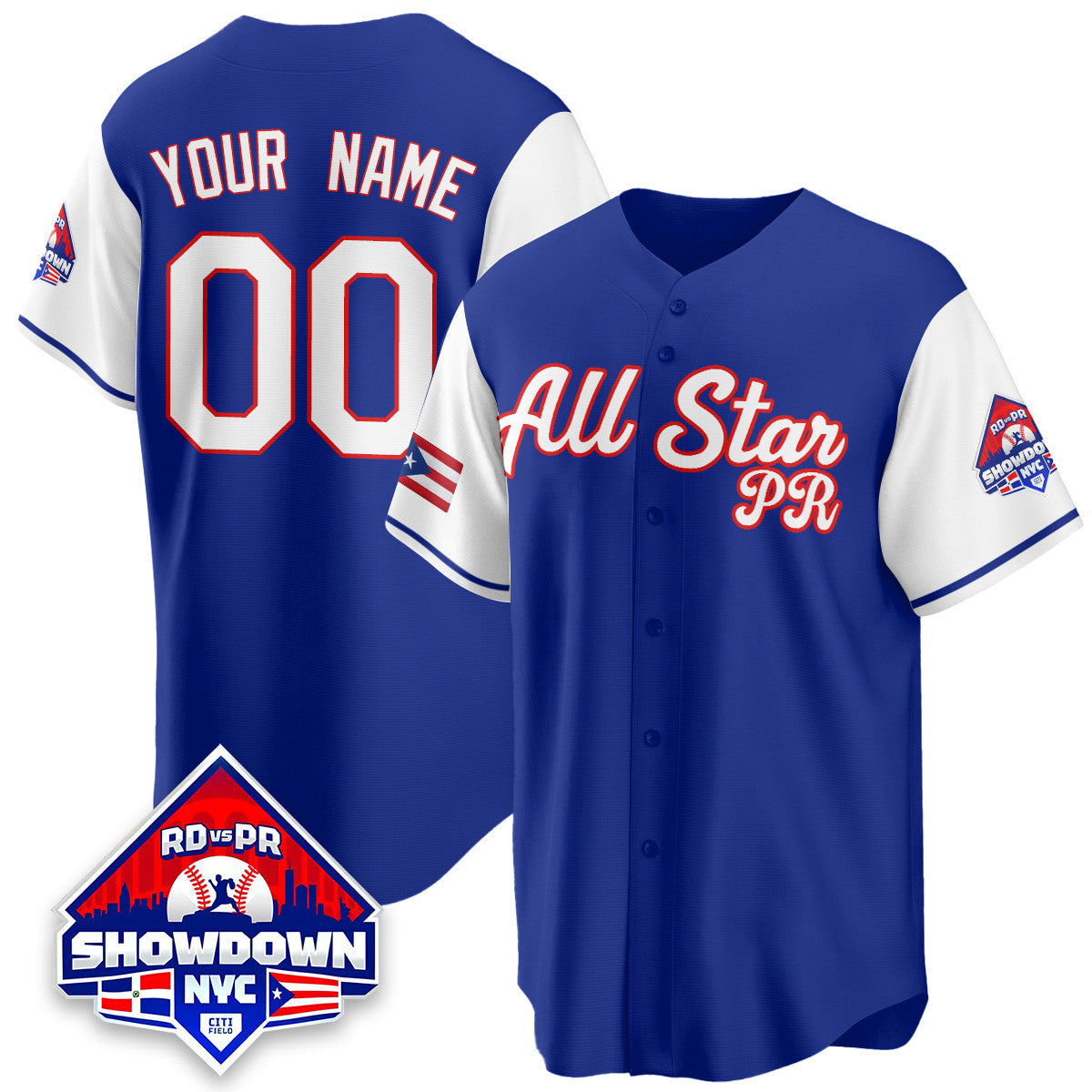 Men's Puerto Rican Baseball All-Star 2025 Jersey - All Stitched