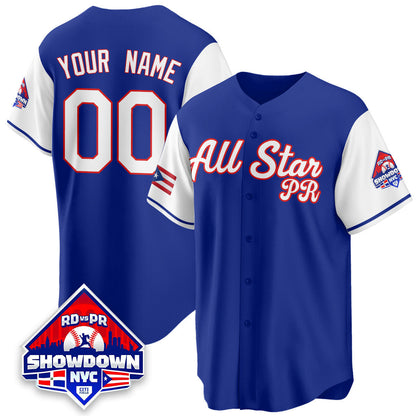Men's Puerto Rican Baseball All-Star 2025 Jersey - All Stitched