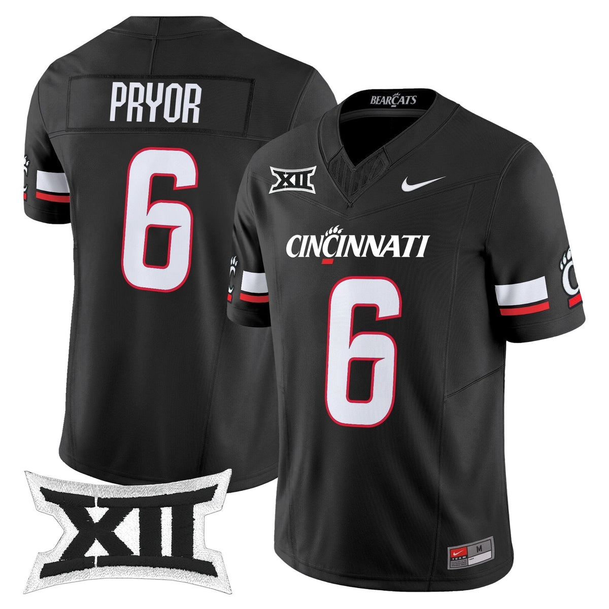 Men's Cincinnati Bearcats 2025 Vapor Limited Jersey - All Stitched