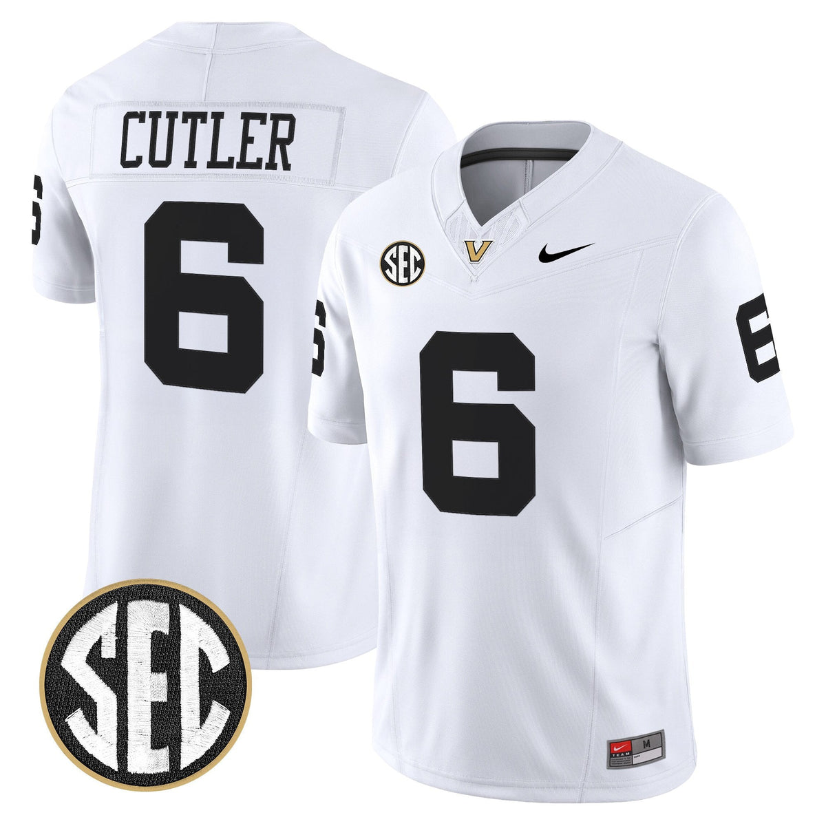 Men's Vanderbilt Commodores 2025 Vapor Limited Jersey - All Stitched