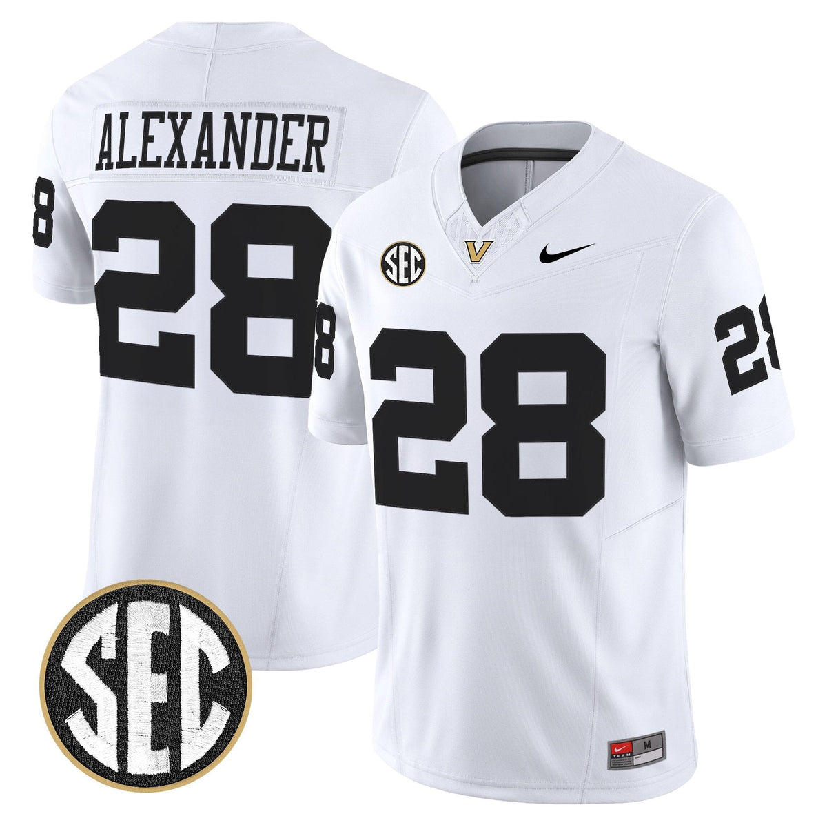 Men's Vanderbilt Commodores 2025 Vapor Limited Jersey - All Stitched