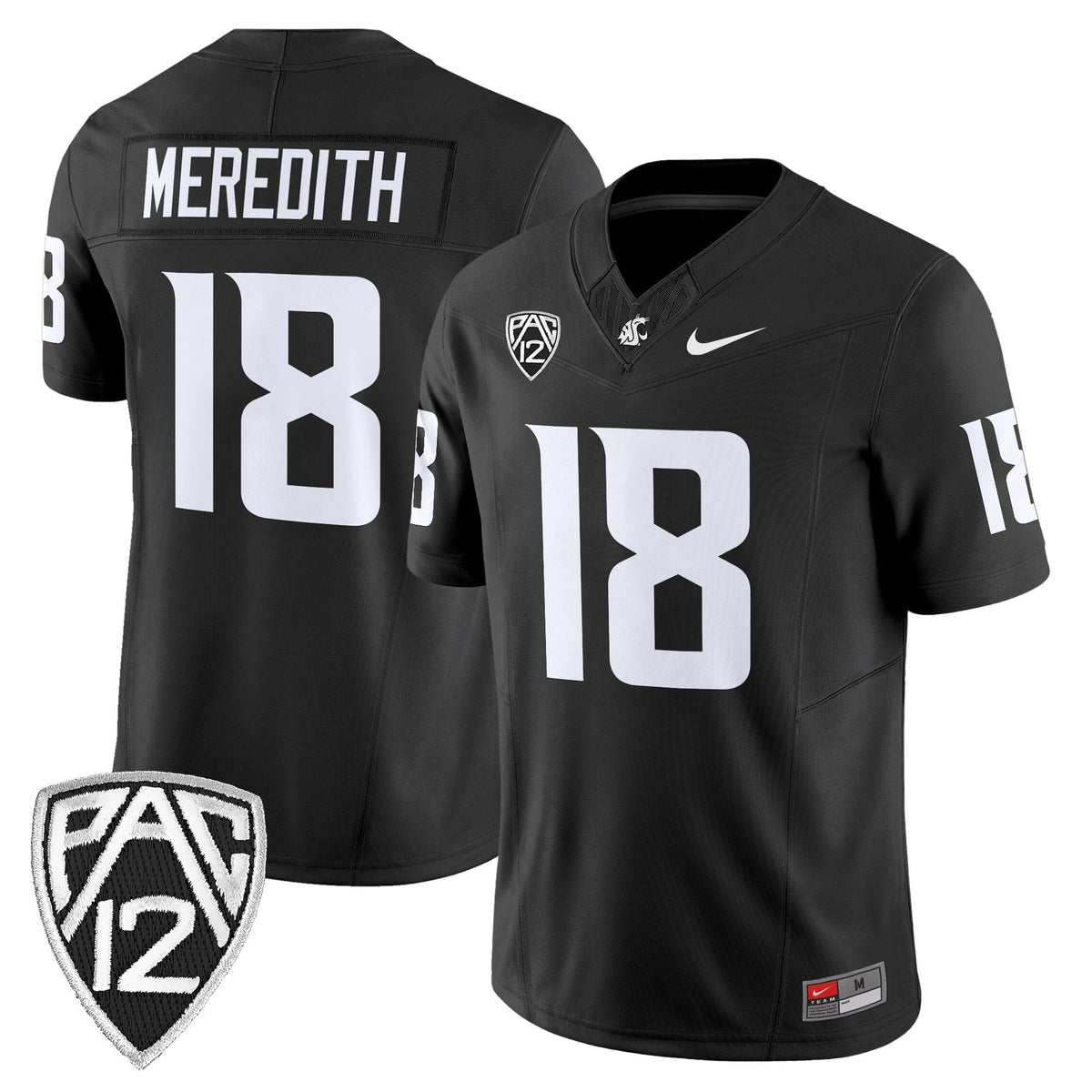 Men's Washington State Cougars 2025 Vapor Limited Jersey - All Stitched