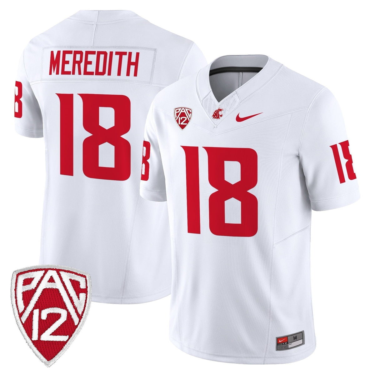 Men's Washington State Cougars 2025 Vapor Limited Jersey - All Stitched