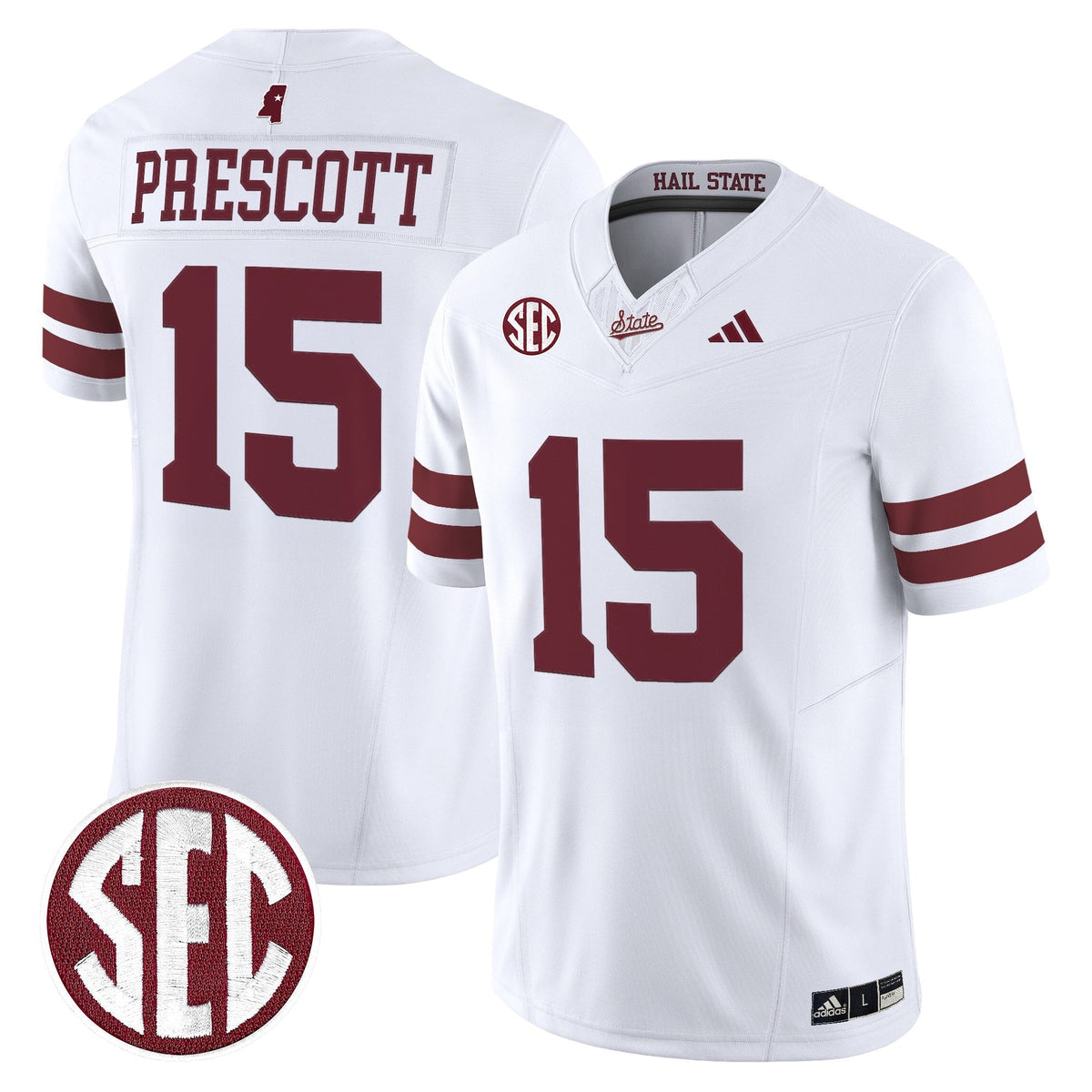 Men's Mississippi State Bulldogs 'Dark Mode' Vapor Limited Jersey - All Stitched