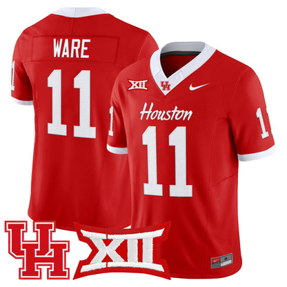 Men's Houston Cougars 2026 Vapor Limited Jersey - Stitched
