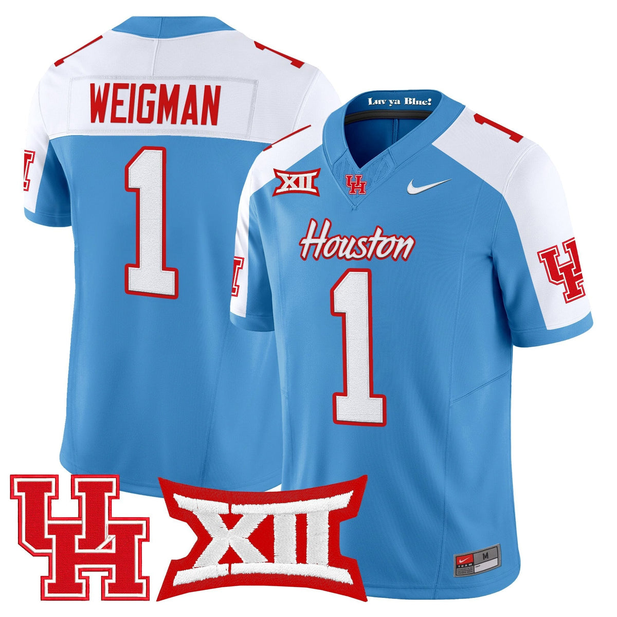 Men's Houston Cougars 2026 Vapor Limited Jersey - Stitched