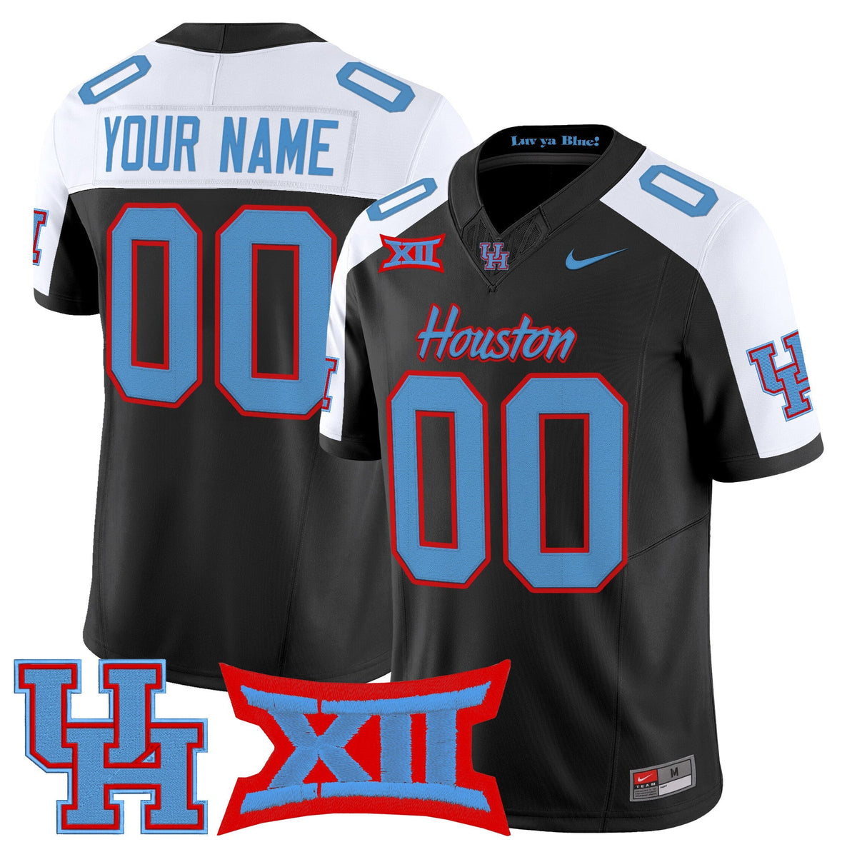 Houston Cougars 2026 Vapor Limited Custom Jersey - Stitched