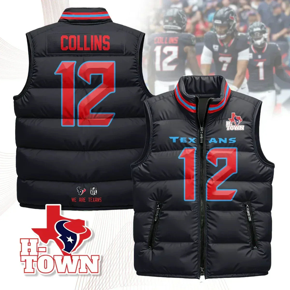 Houston Texans Unisex Puffer Vest