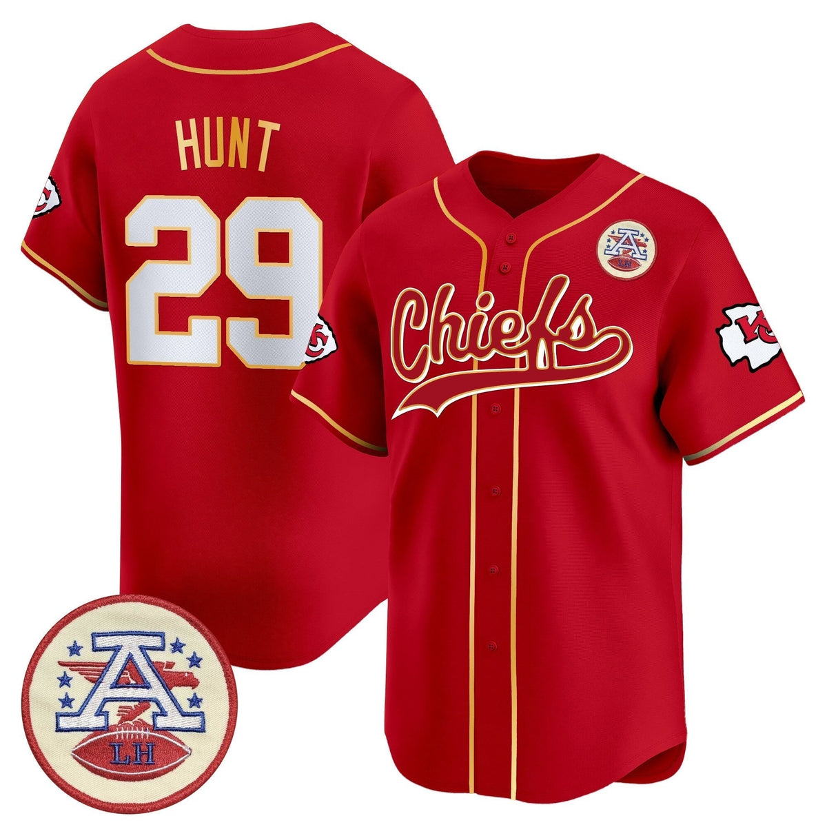 Men's Kansas City Chiefs 2025 Vapor Baseball Jersey - All Stitched