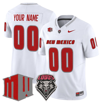 New Mexico Lobos 2026 Vapor Limited Custom Jersey - Stitched