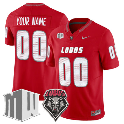 New Mexico Lobos 2026 Vapor Limited Custom Jersey - Stitched