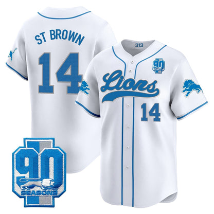 Men's Detroit Lions 2025 Vapor Baseball Jersey - All Stitched