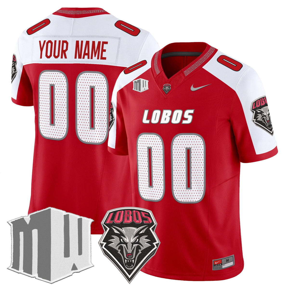 New Mexico Lobos 2026 Vapor Limited Custom Jersey - Stitched