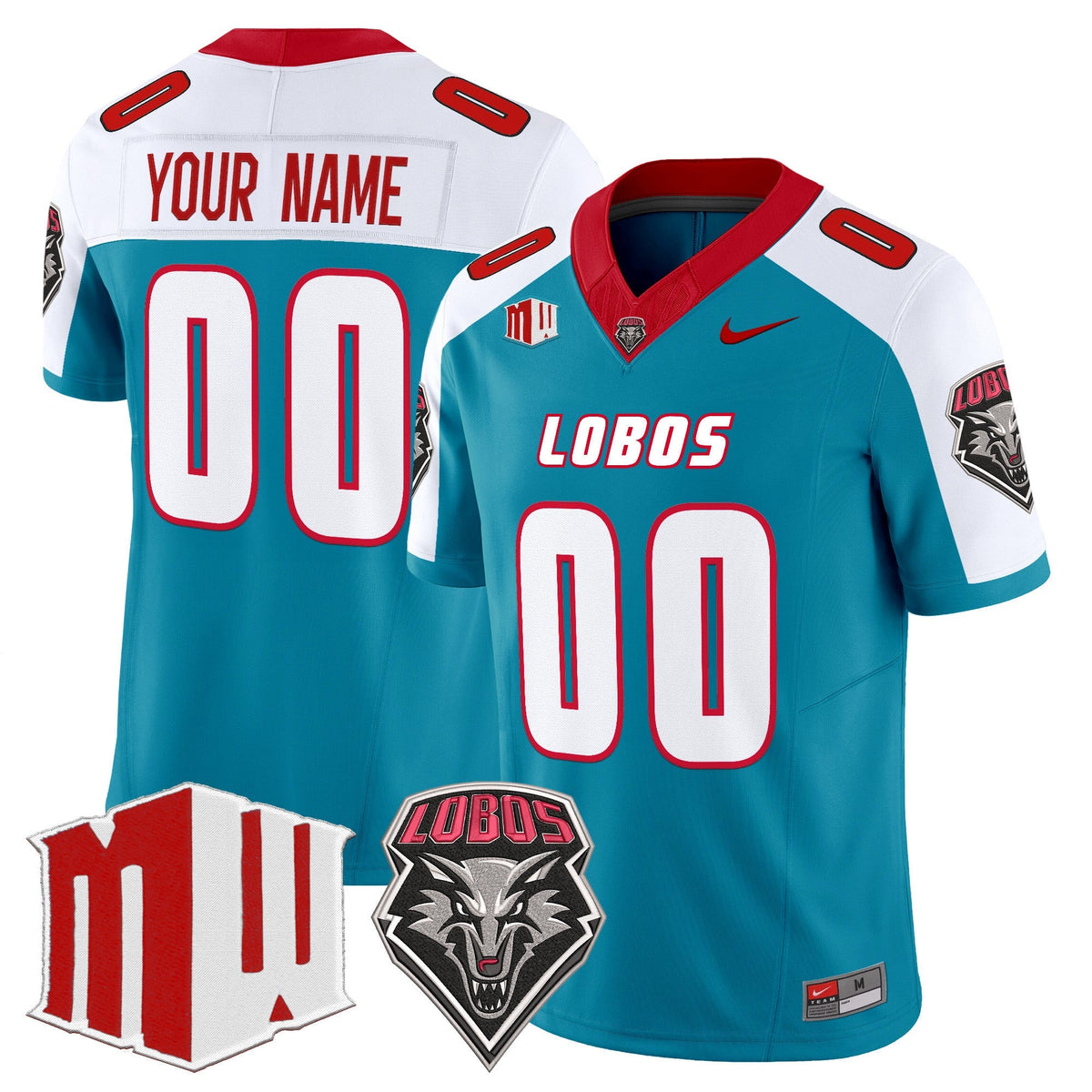 New Mexico Lobos 2026 Vapor Limited Custom Jersey - Stitched