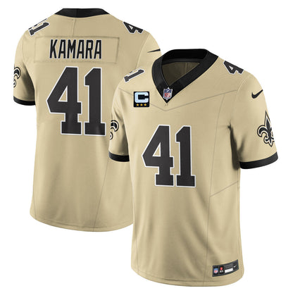 NO Golds Alternate Patch "C" Vapor Limited Jersey - Stitched