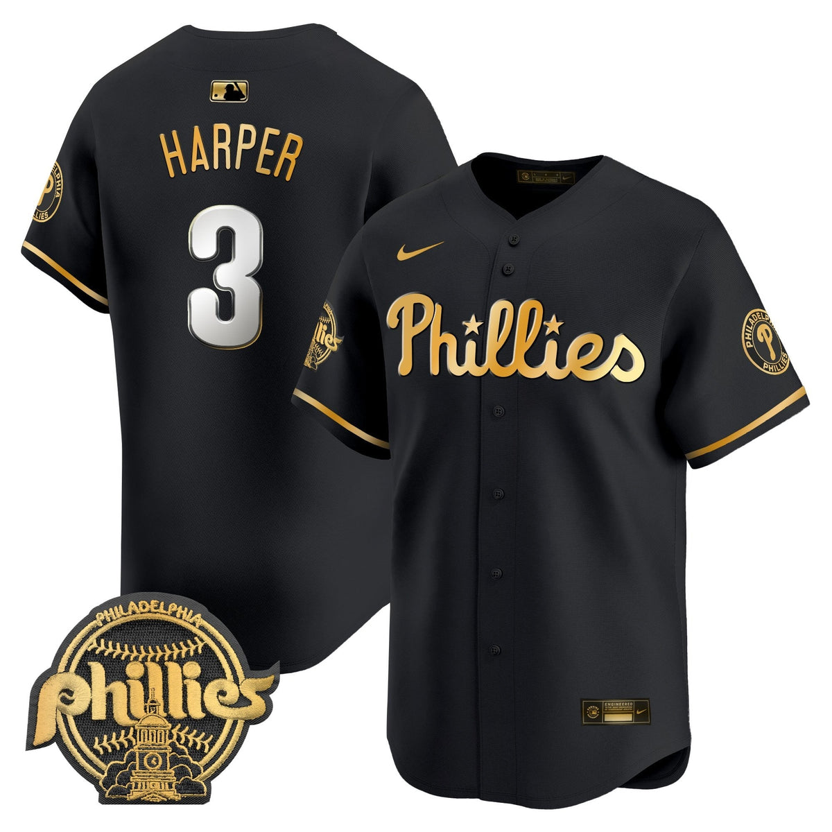 Philadelphia Phillies 2025 Vapor Premier Limited Jersey - All Stitched