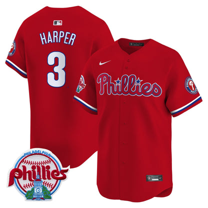 Philadelphia Phillies 2025 Vapor Premier Limited Jersey - All Stitched