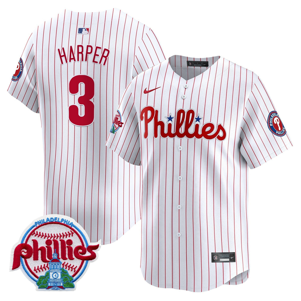 Philadelphia Phillies 2025 Vapor Premier Limited Jersey - All Stitched